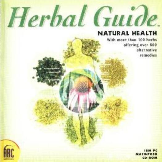 Herbal Guide PC MAC CD alternative health remedies science herb reference suite