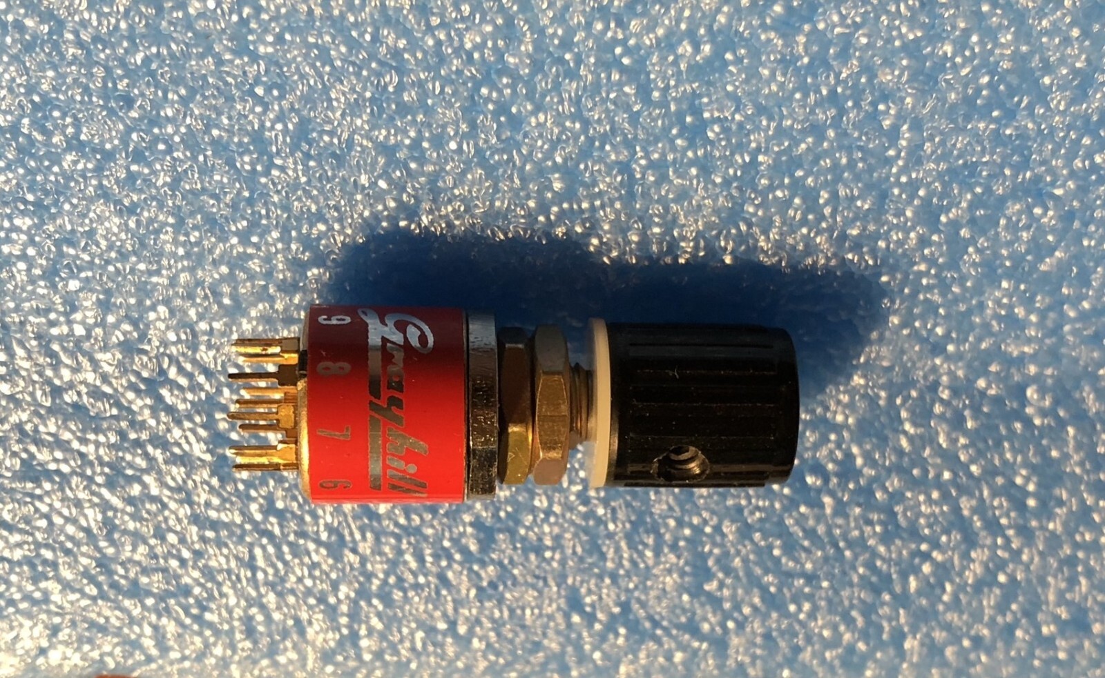 Rotary Selector Switch, GRAYHILL Single Pole 10-Position, Adjustable position.
