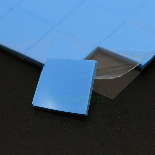 300pcs (10x10mm/pcs) Thermal Conductive Compound Silicone Pad For PC GPU Chip IC