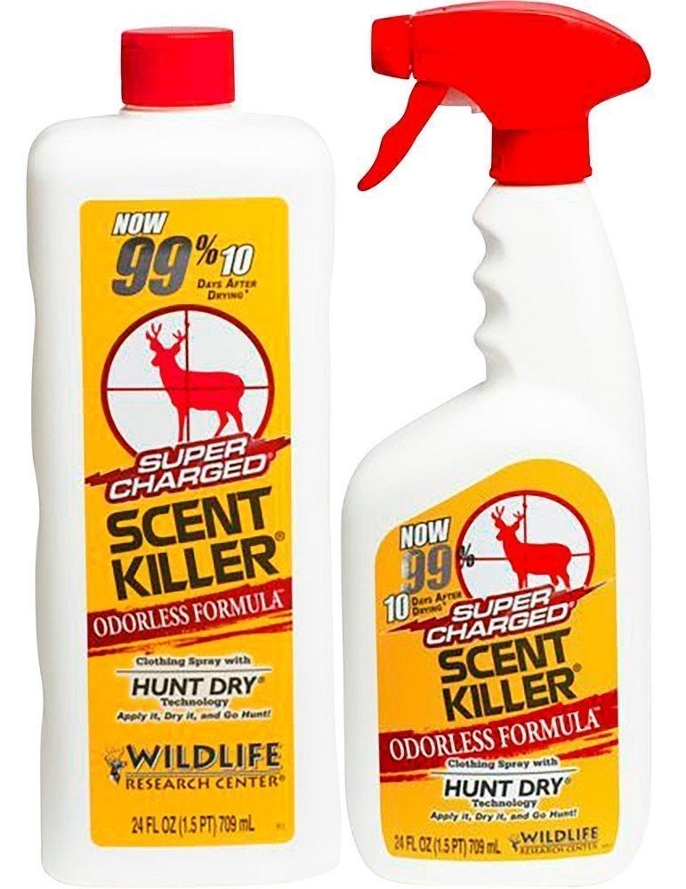 Wildlife Research Super Charged Scent Killer Combo With Refiller Bottle 24Oz 559