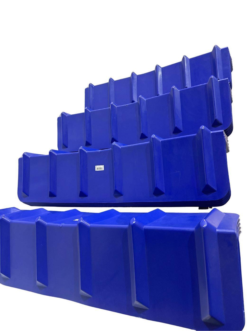 Blue V Shaped Corner Protectors for Cargo Loads  - 8"x36" (20 Pack) Fleet Tough