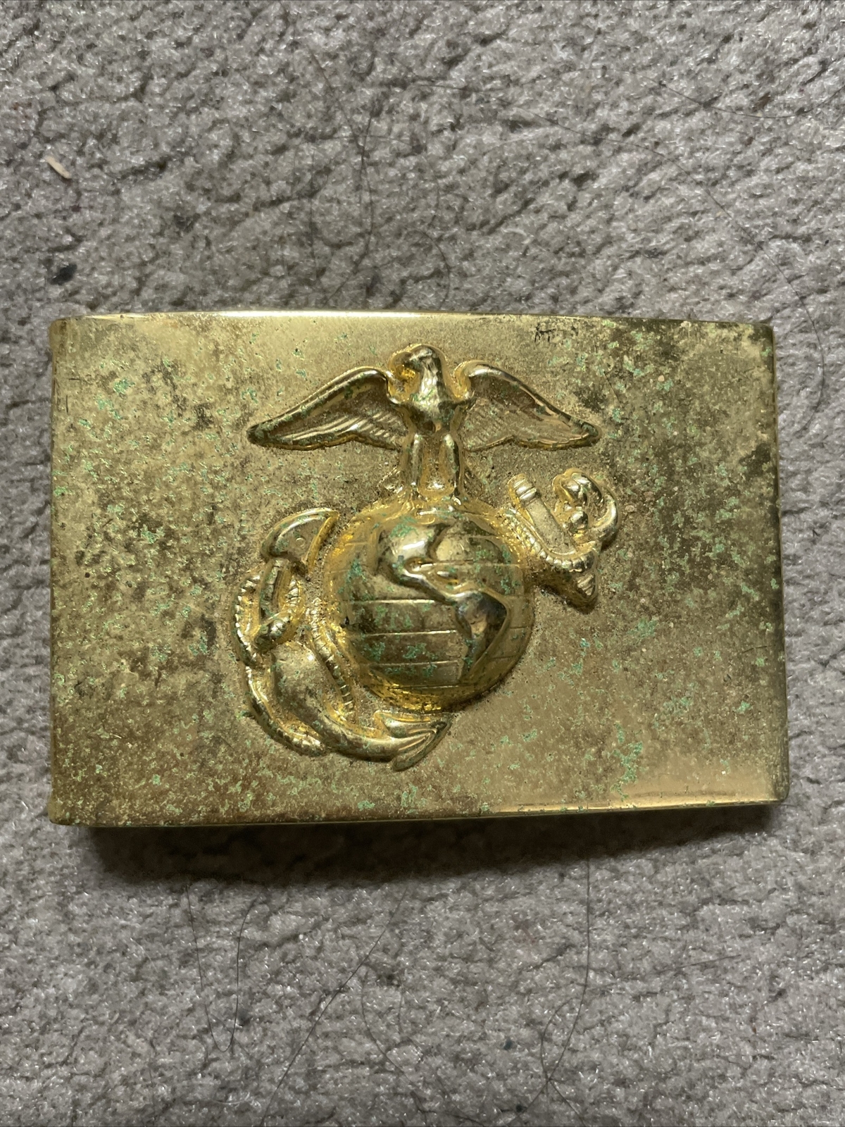 USMC Officers' Equipment Company Anodized Belt Buckle Waist Plate