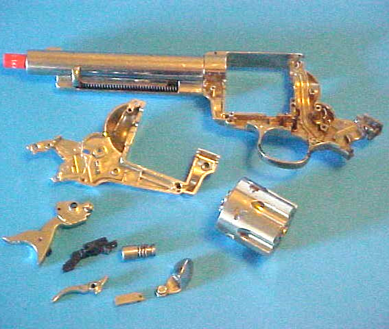 Umarex Colt Single Action Army 45 .177 BB Parts Lot - Cylinder / Hammer / Frame+