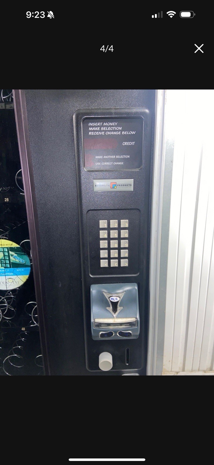 Automatic Products AP Studio 3 Snack Vending Machine 5-Wide MDB Compatible