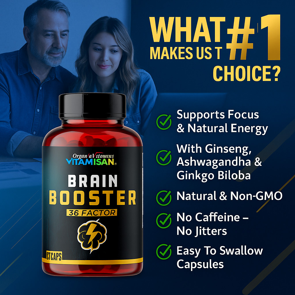 Advanced Brain Focus Memory Support Nootropic Formula for EnergyCognitive Health