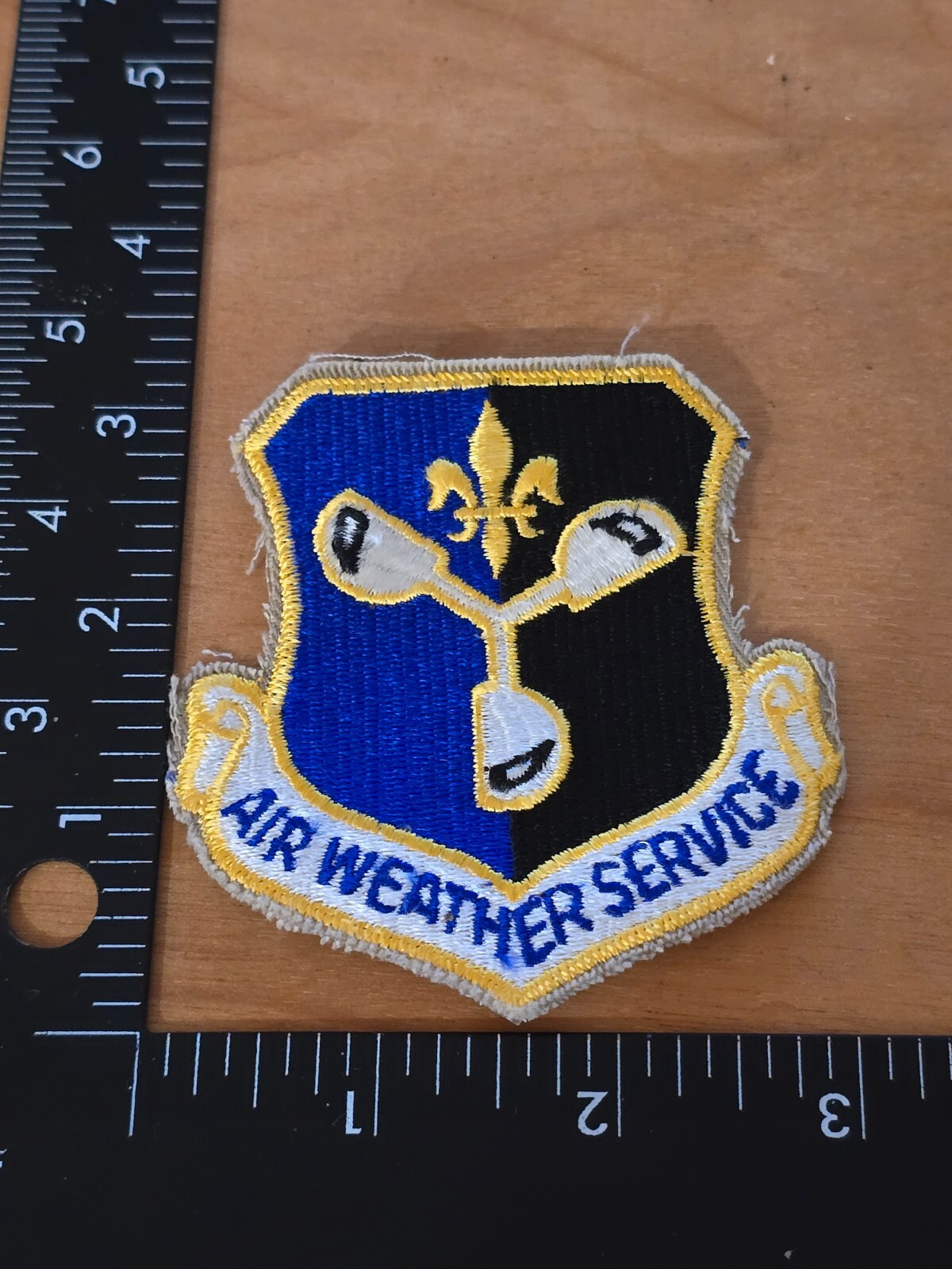 Original US Air Force Air Weather Service Full Color Cut Edge 2772