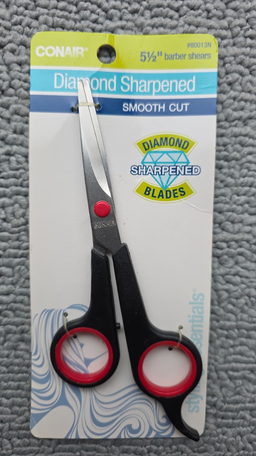 Conair Diamond Sharpened Blades Smooth Cut 5 1/2 Barber Sheers