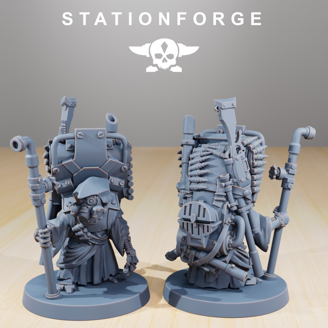 Scavenger Junkards Grimdark 3D Printed Miniatures Station Forge 16k
