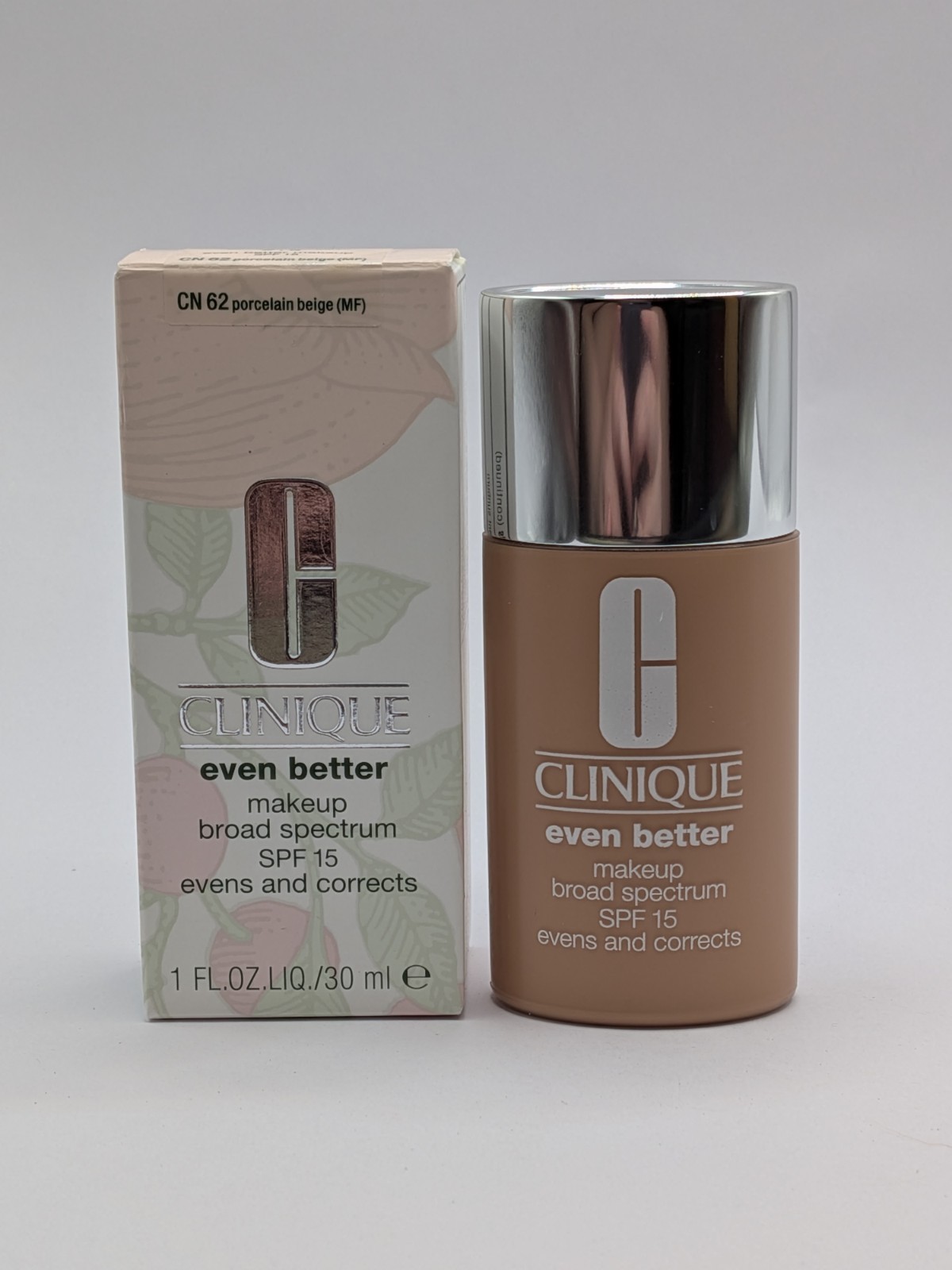 Clinique CN 62 Porcelain Beige Even Better Makeup Foundation SPF 15