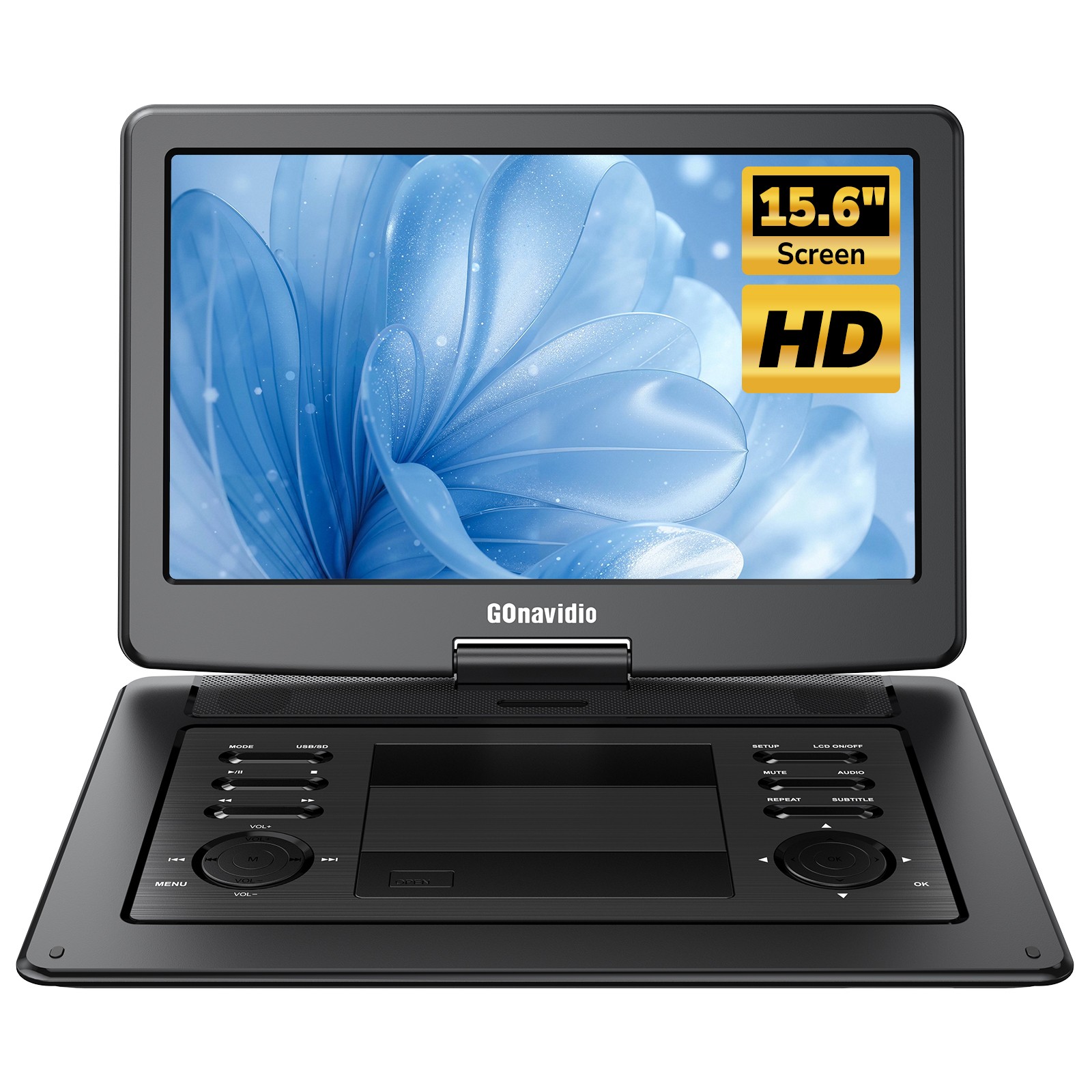 Portable 19" DVD Player with 6 Hours Battery W/ 16"Large Swivel Screen HDMI USB