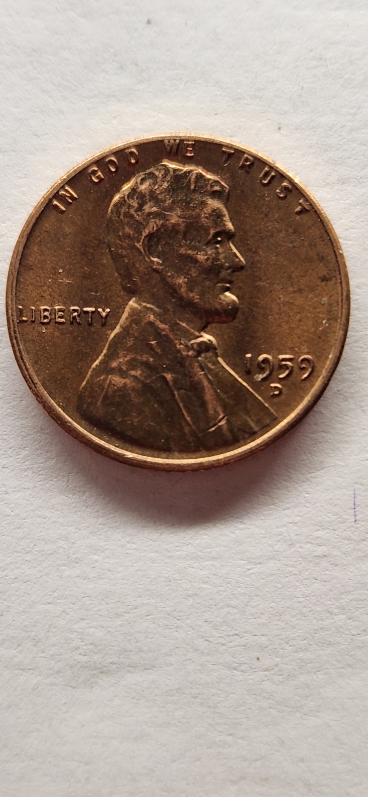 1959 D Offset Punch L And Other Letters On The Rim