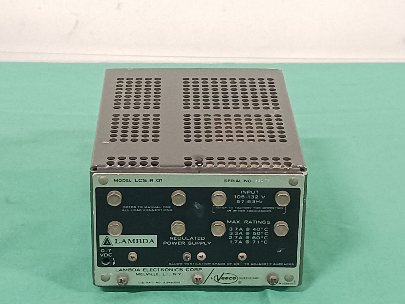 Lambda Veeco LCS-B-01  Regulated Power Supply