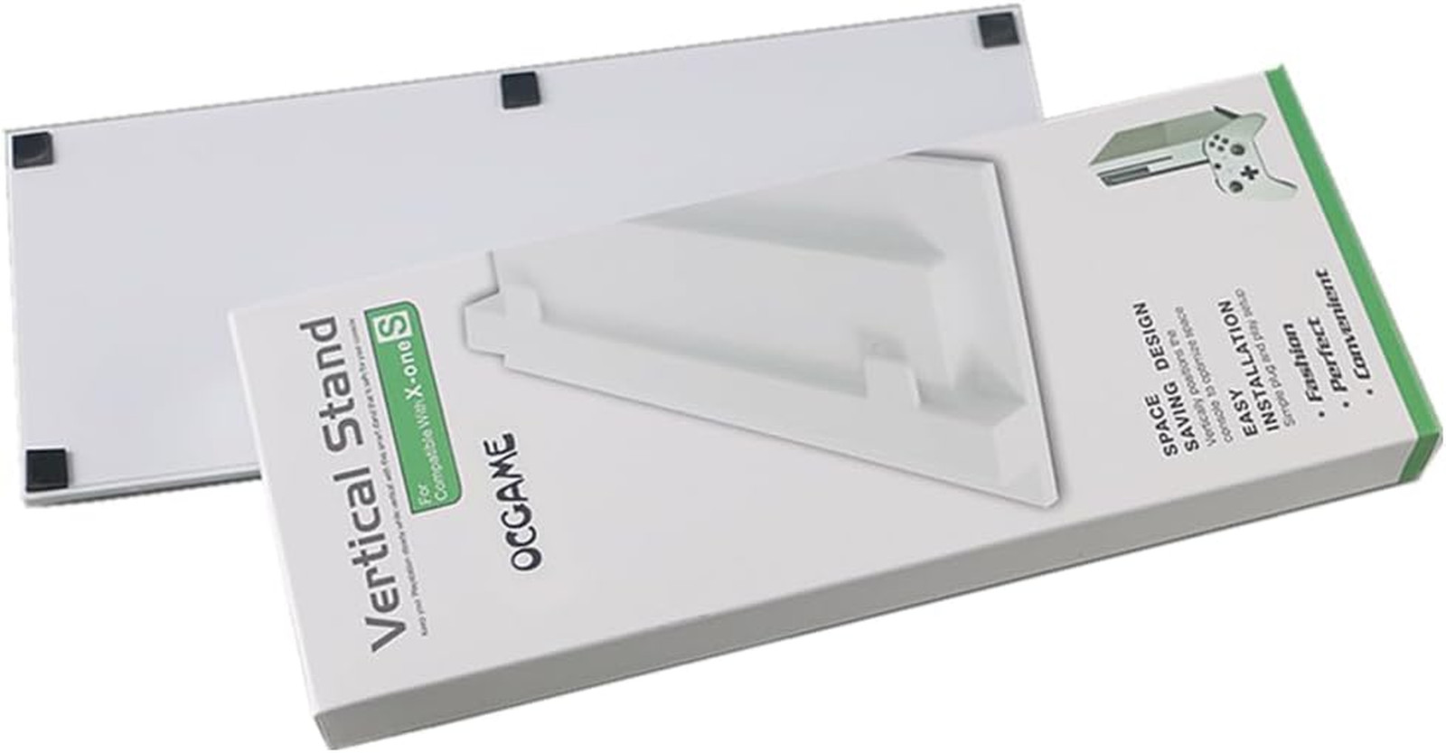 Vertical Stand for Xbox One S Console White Cooling Anti Slip Space Saving