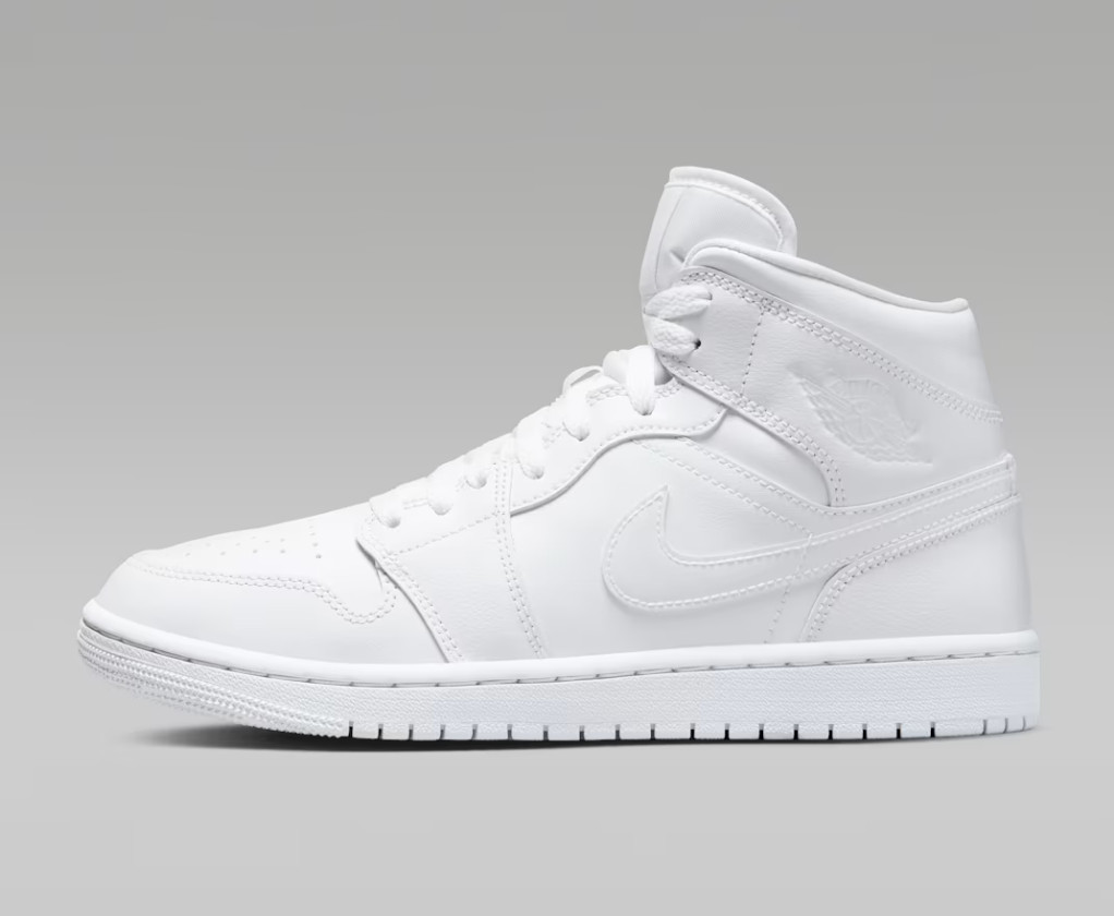 Nike Air Jordan 1 Mid White Womens *NEW* DV0991-111