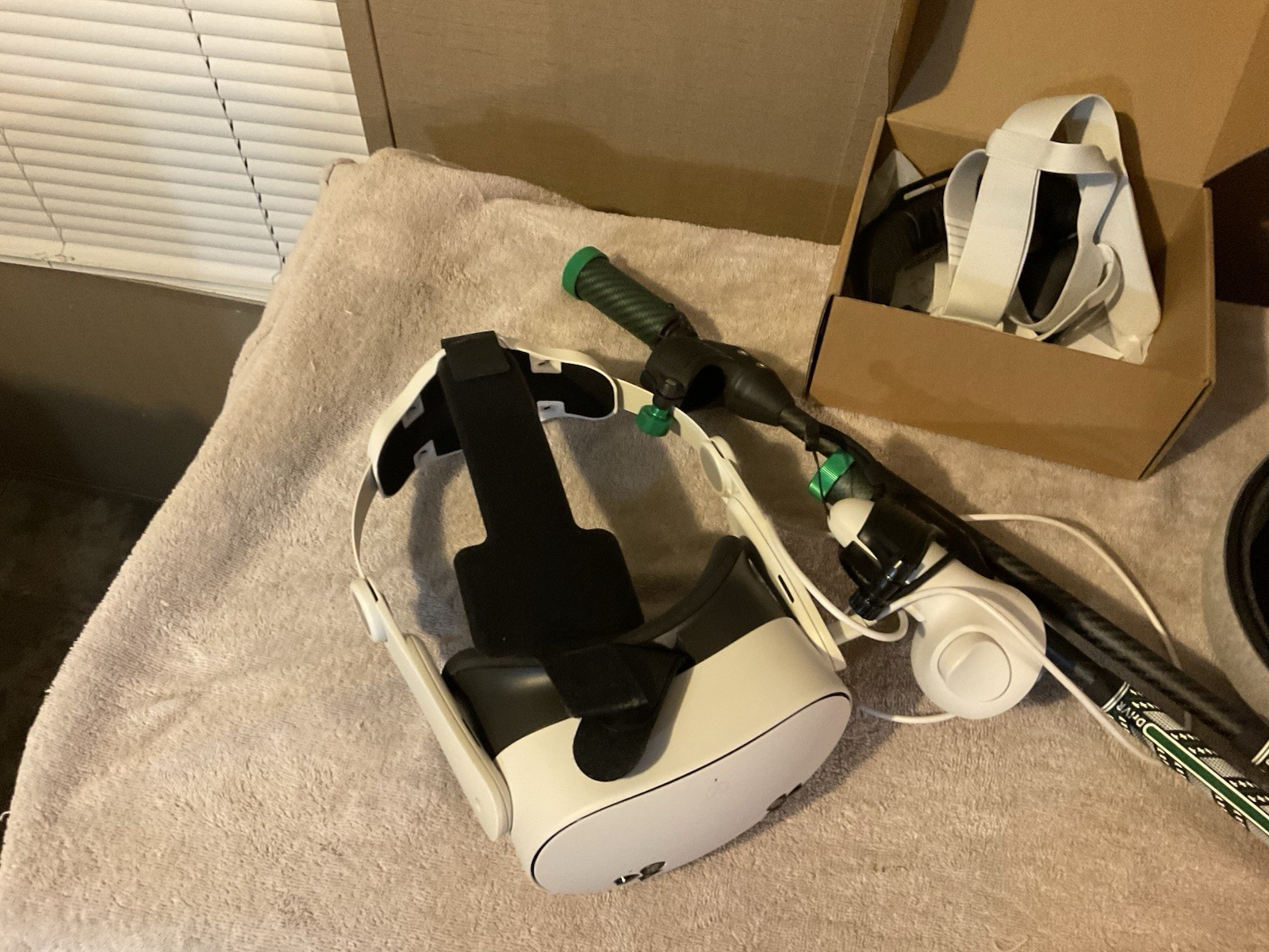 Meta Quest 3S Virtual Reality Headset 256GB Bundle with Carrying Case