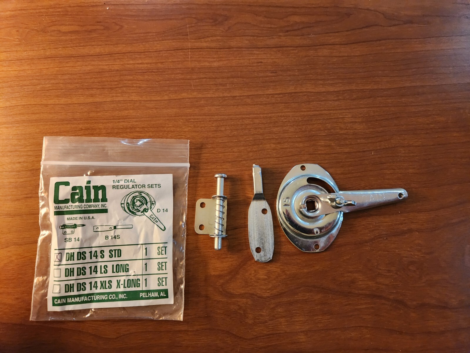 Cain 1/4" air damper dial regulator set