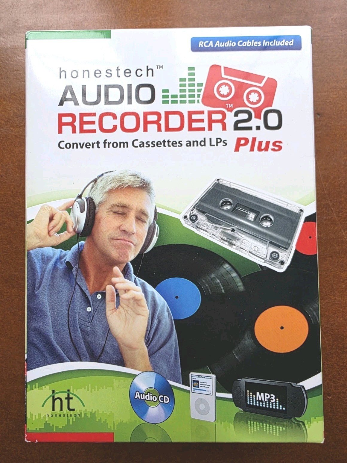 Honestech Audio Recorder 2.0 Plus Convert From Cassettes and LPs NEW SEALED