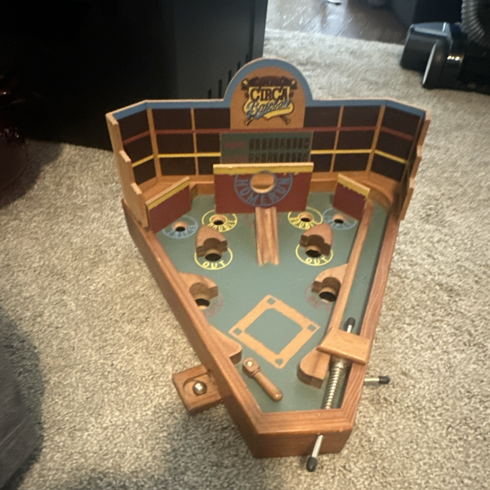 Circa Classics Original Baseball Tabletop Pinball Machine Game