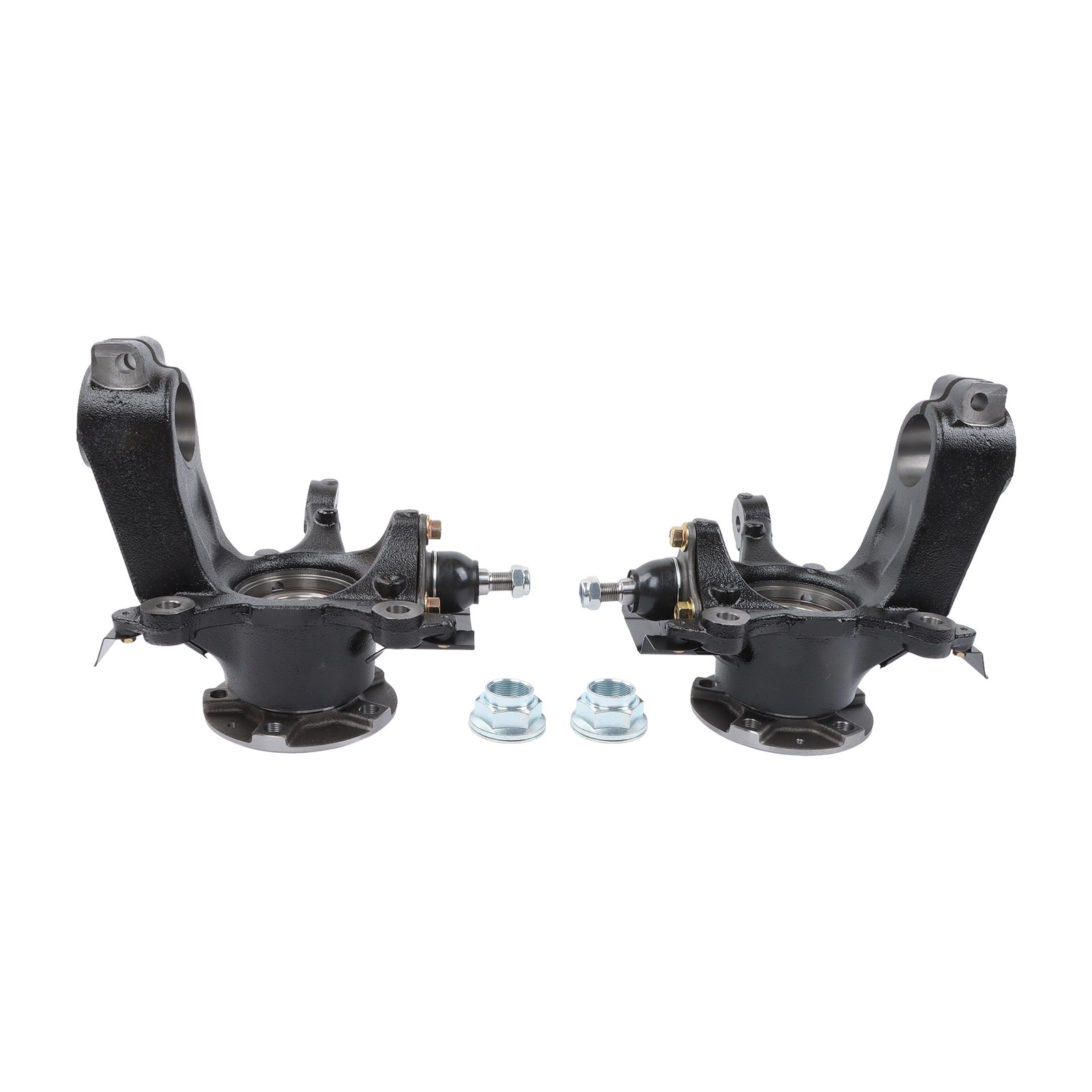 For Ram ProMaster 2014-2020 2Pcs Front LH & RH Steering Knuckle & Hub Bearing