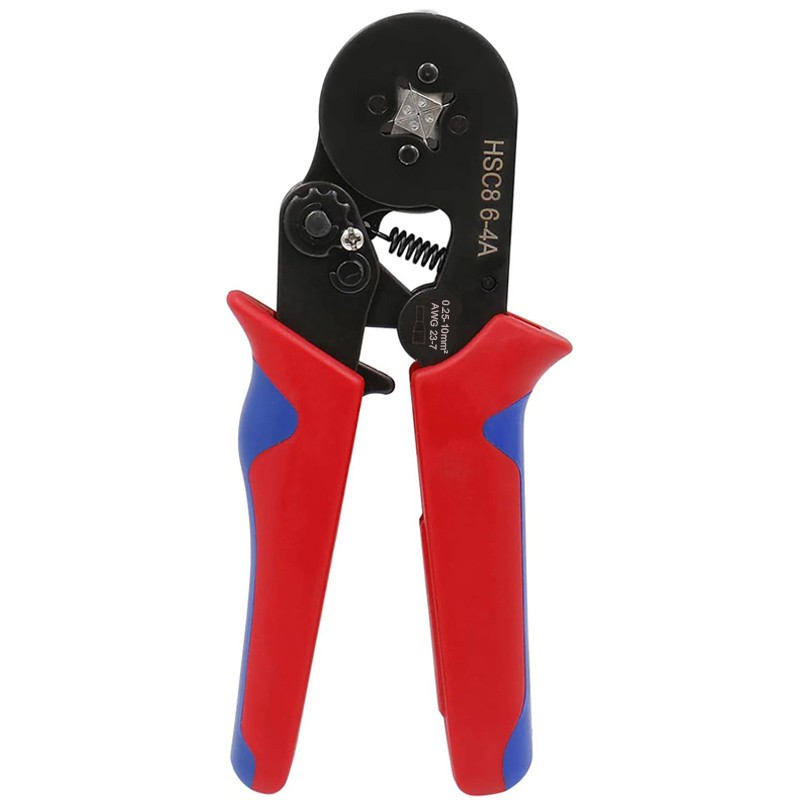 Ferrule Ratchet Crimping Tool Cable Wire Electrical Terminals Crimper Pliers