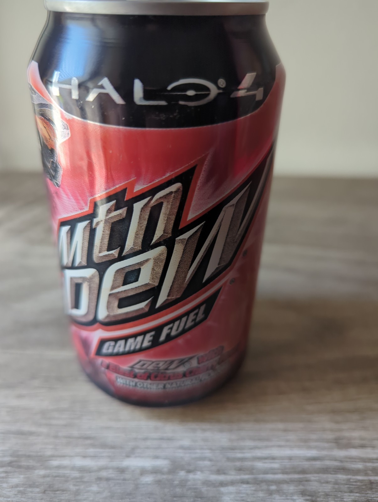 Mountain Dew Halo 4 Game Fuel Top 12oz Bottom Emptied 2013 Can