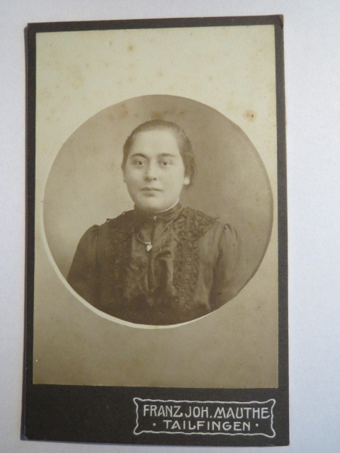 Tailfingen - Woman in Dress / CDV