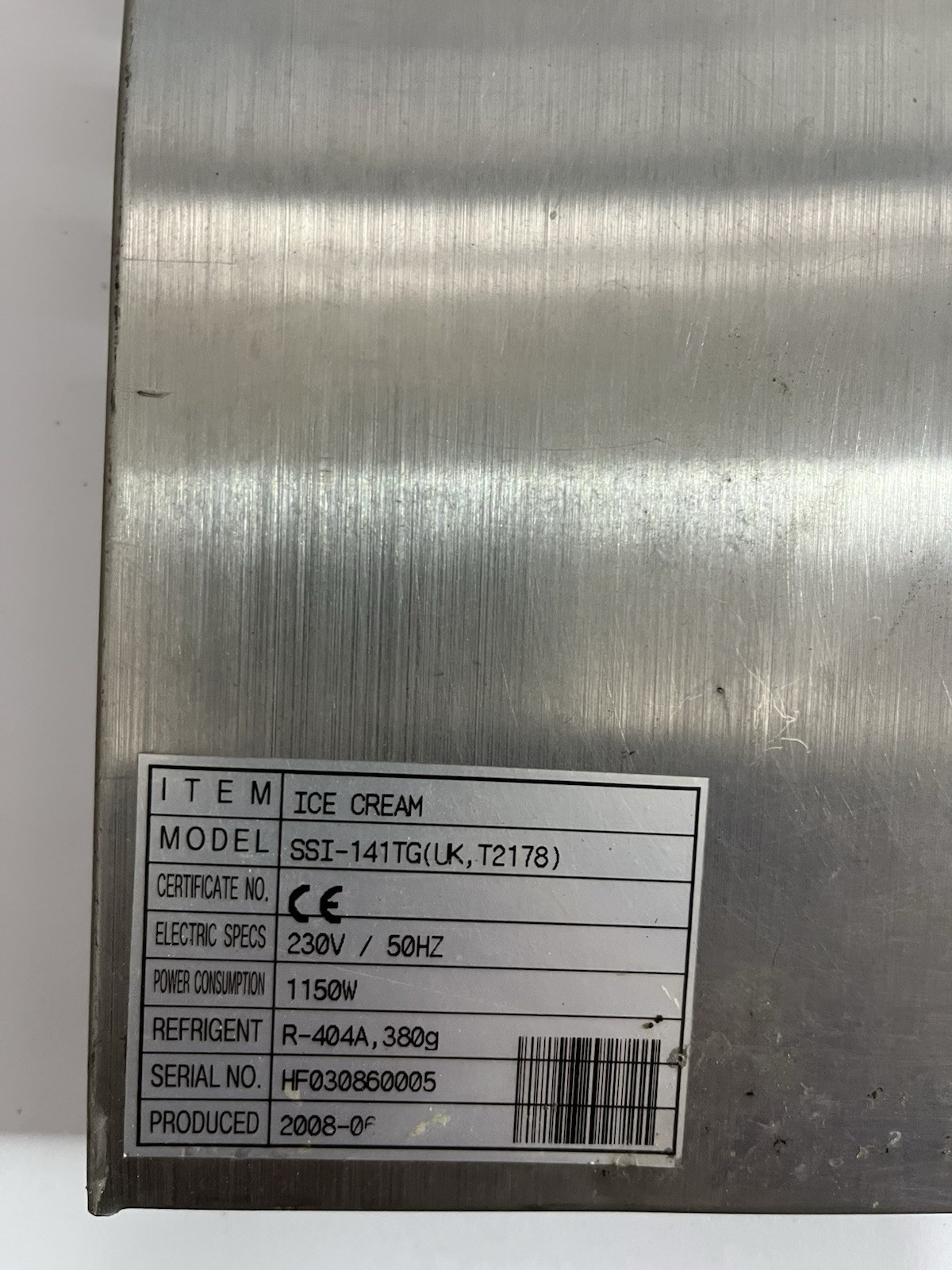 Left Side Panel For Malibu 141 Soft Serve Ice Cream Machine Replacement Part