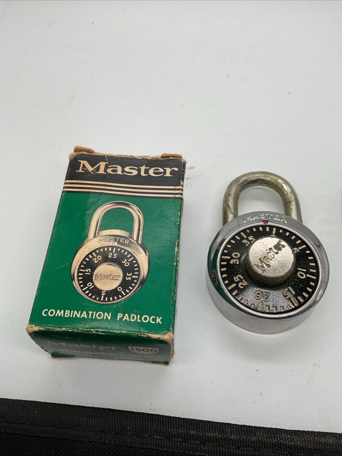 Master Combination Pad Lock 1500 - Vintage Pad Lock With Combination