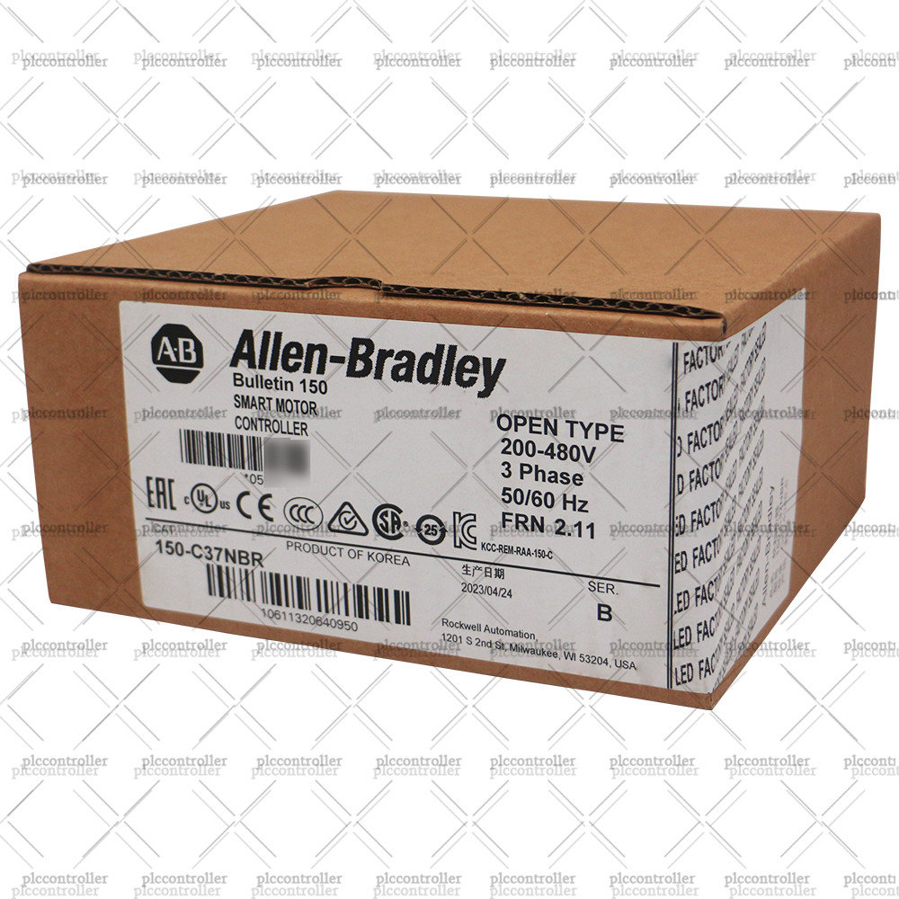 New 150-C37NBR Allen Bradley SMC-3 37A Smart Motor Controller