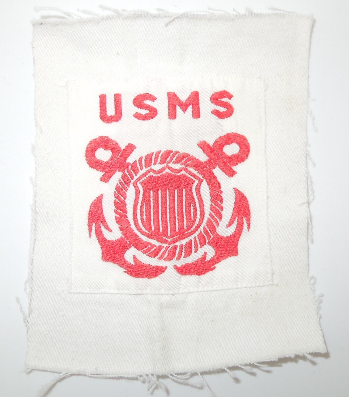 Original USMS Maritime Service Anchor Patch Insignia G10