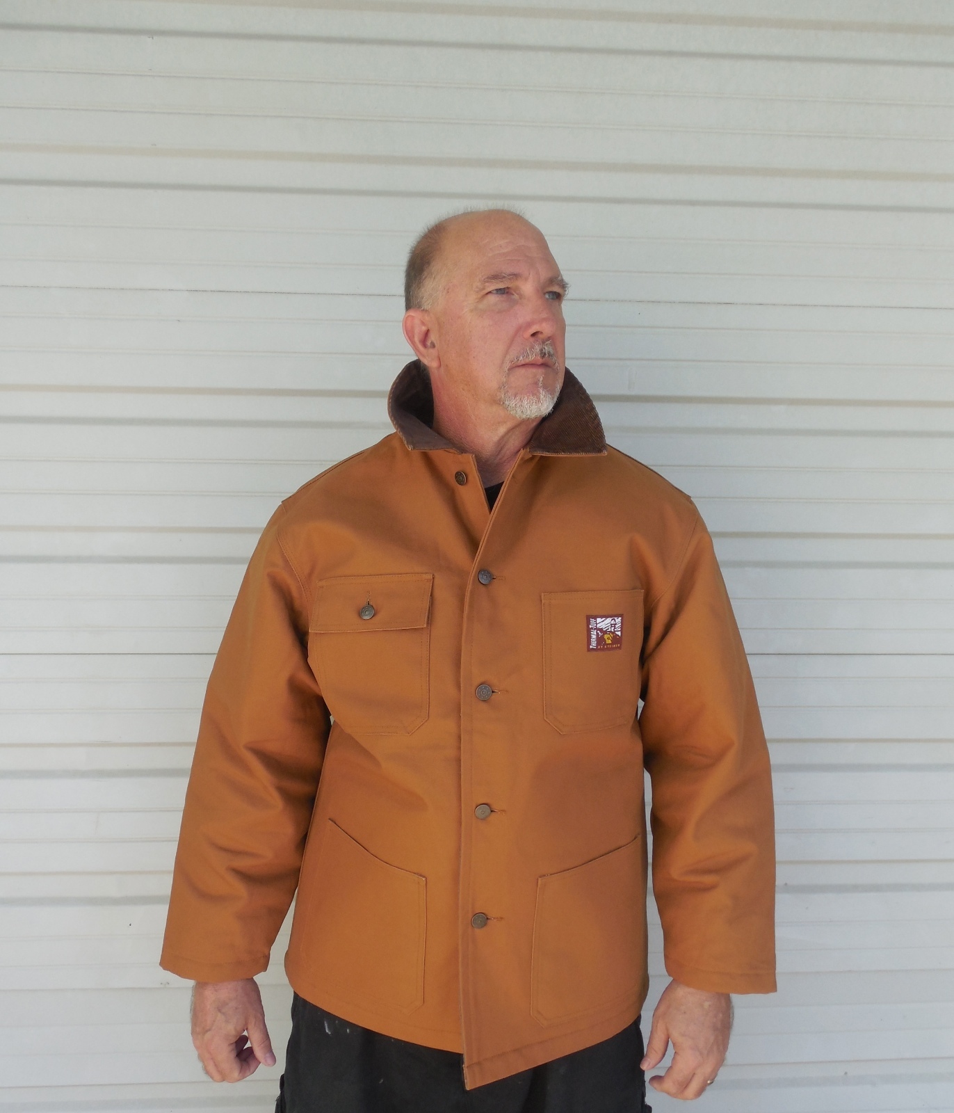 Steiner 30" Chore Coat Thermal Tuff Blanket Lined Button Brown/ Medium  10171