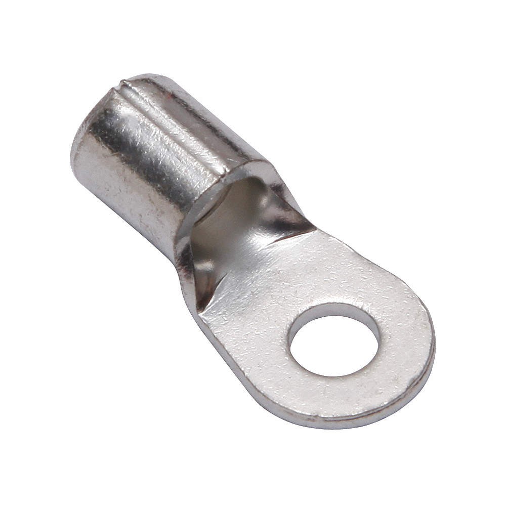 BURNDY YAD8CM4E8 Ring Terminal,Bare,8 AWG,8 AWG,PK10 30XT40