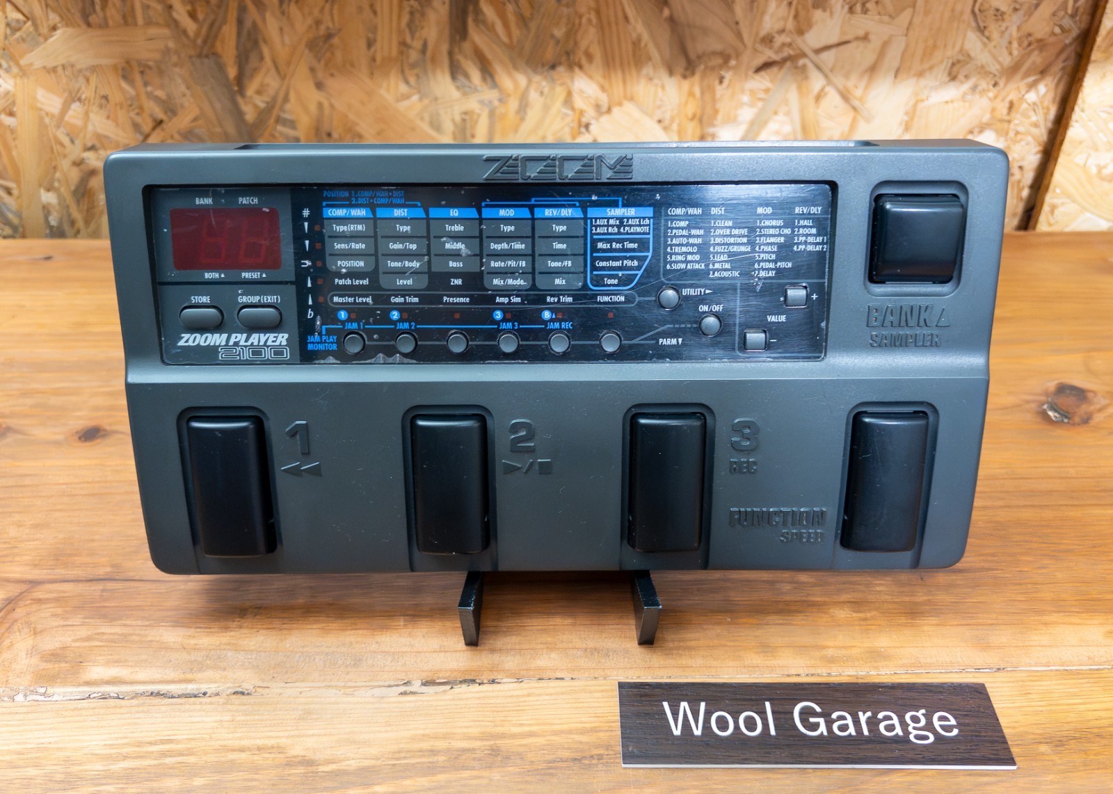 Zoom Player 2100 Effects Processor Tested Working Used from Japan