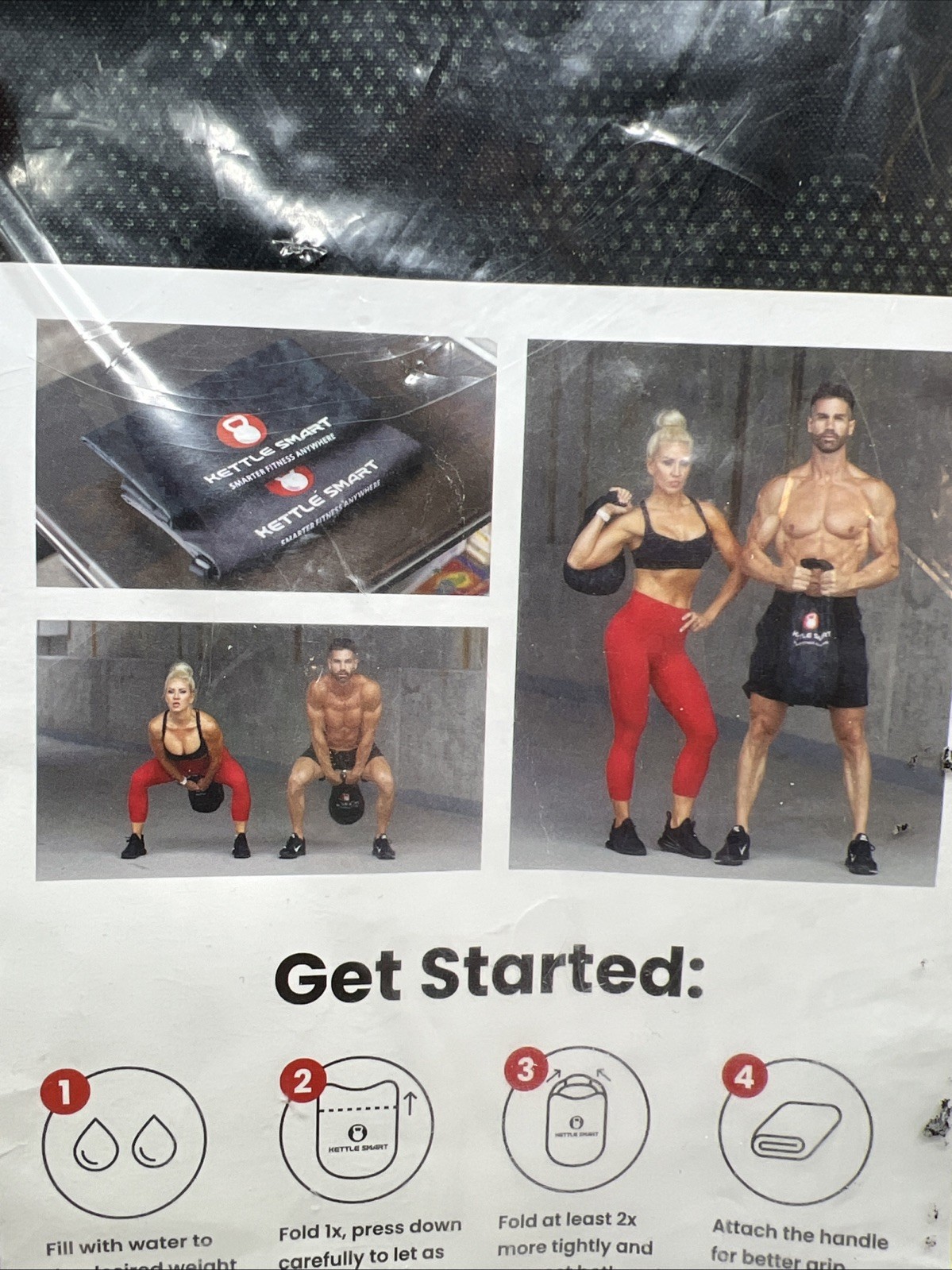 Kettle Smart Adjustable Kettlebell Bag - Portable Water / Sand 10-35LBS