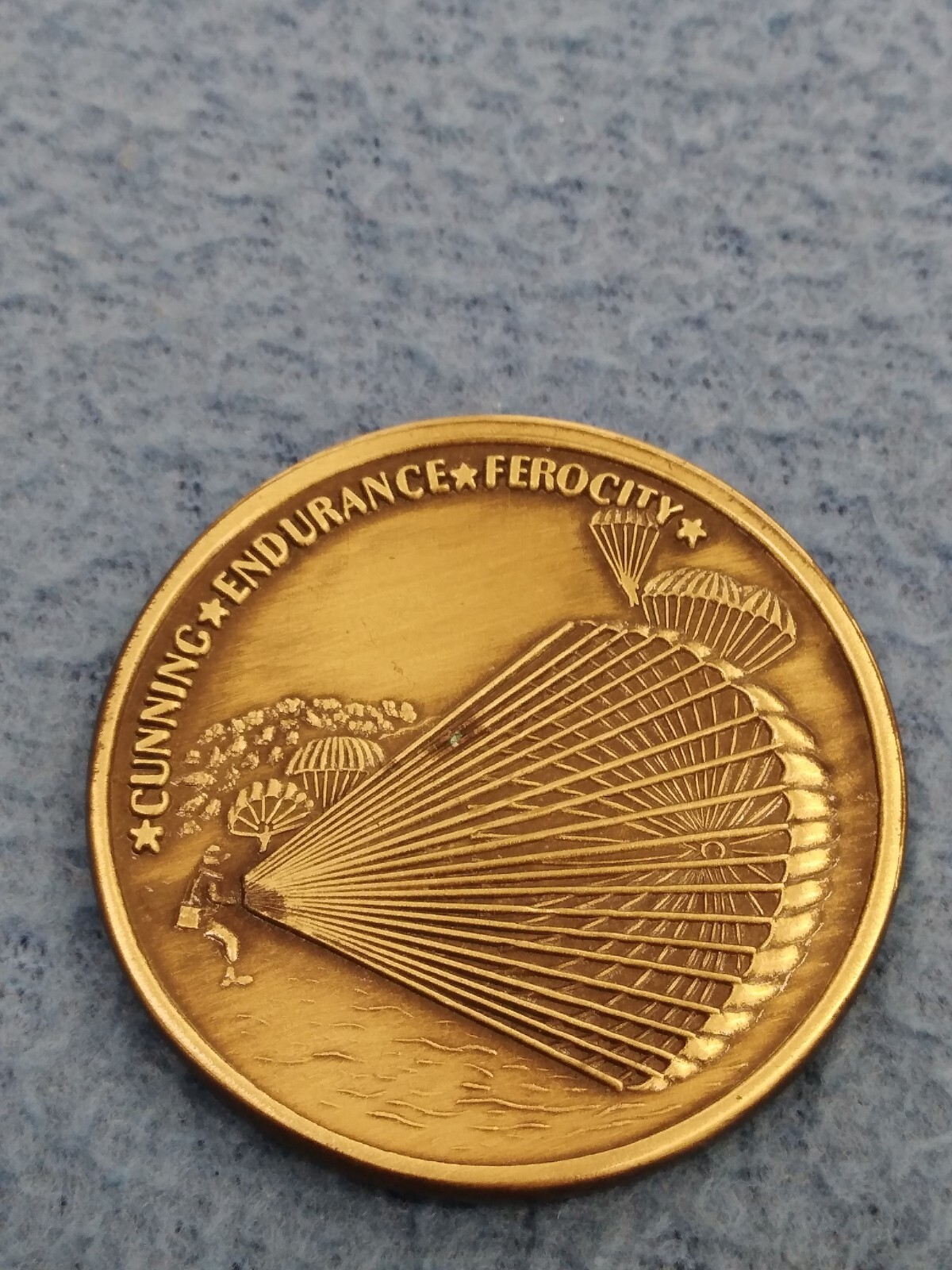 18th AIRBORNE CORPS CHALLENGE COIN - NEW - CUNNING,ENDURANCE,FEROCITY