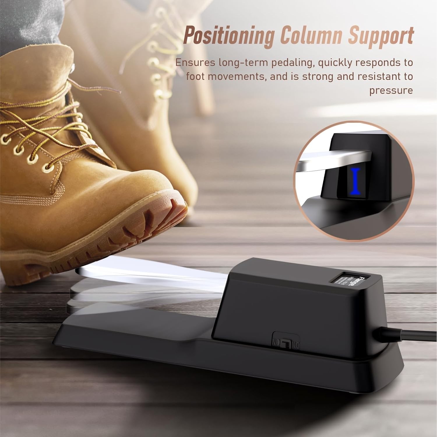 Universal Sustain Pedal Foot Damper for Digital Keyboard - Portable & Durable