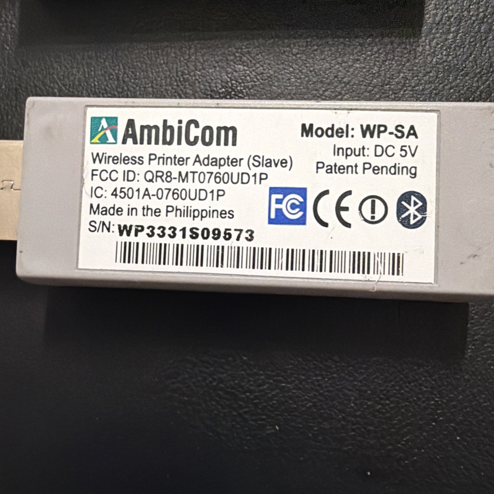 Wireless Printer Dongle & Bluetooth Usb Dongle Model WP-SA & HTQ-BD01
