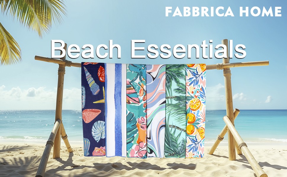 Microfiber Waffle Beach Towels,Ultra Soft and Sand Beach Essentials,High