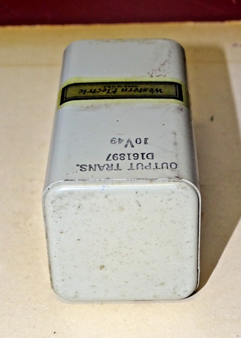 Western Electric Type D161897 Output Transformer, 178D, Good