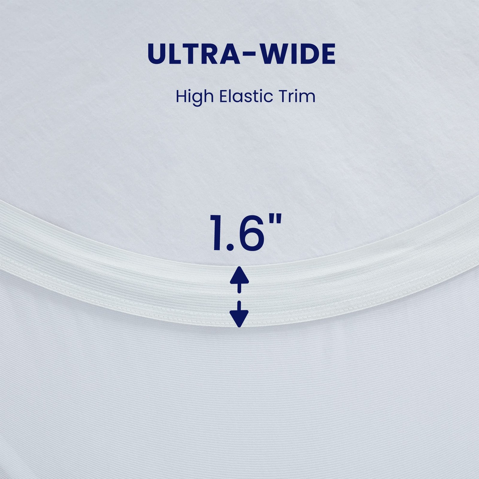 SLEEP ZONE Cooling Queen Mattress Topper, Premium Zoned Cool Queen, White