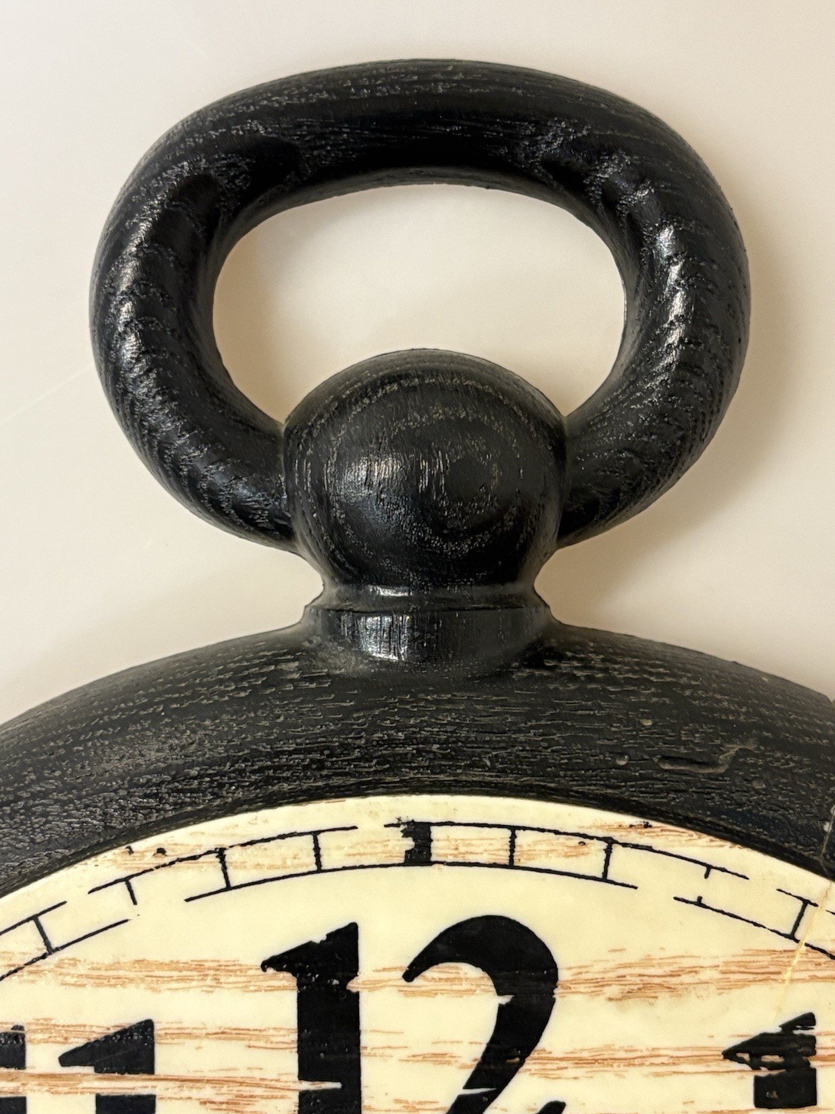 VTG MECHANICAL WINDUP WALL CLOCK WATCHED REPAIRED WORK GUARANTEED (MISSING KEY)
