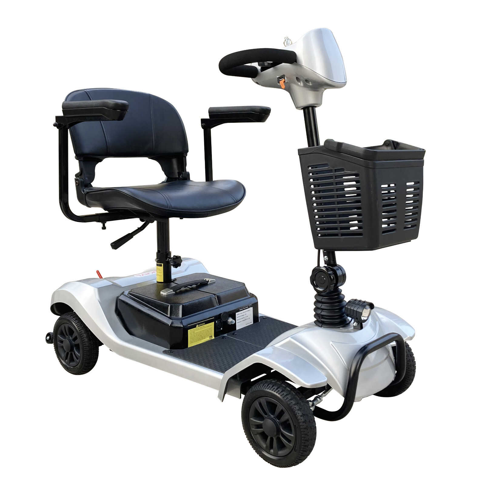 Electric 300lbs Mobility Scooters for Adult 4WD w/LED Head Light Outdoor Driving
