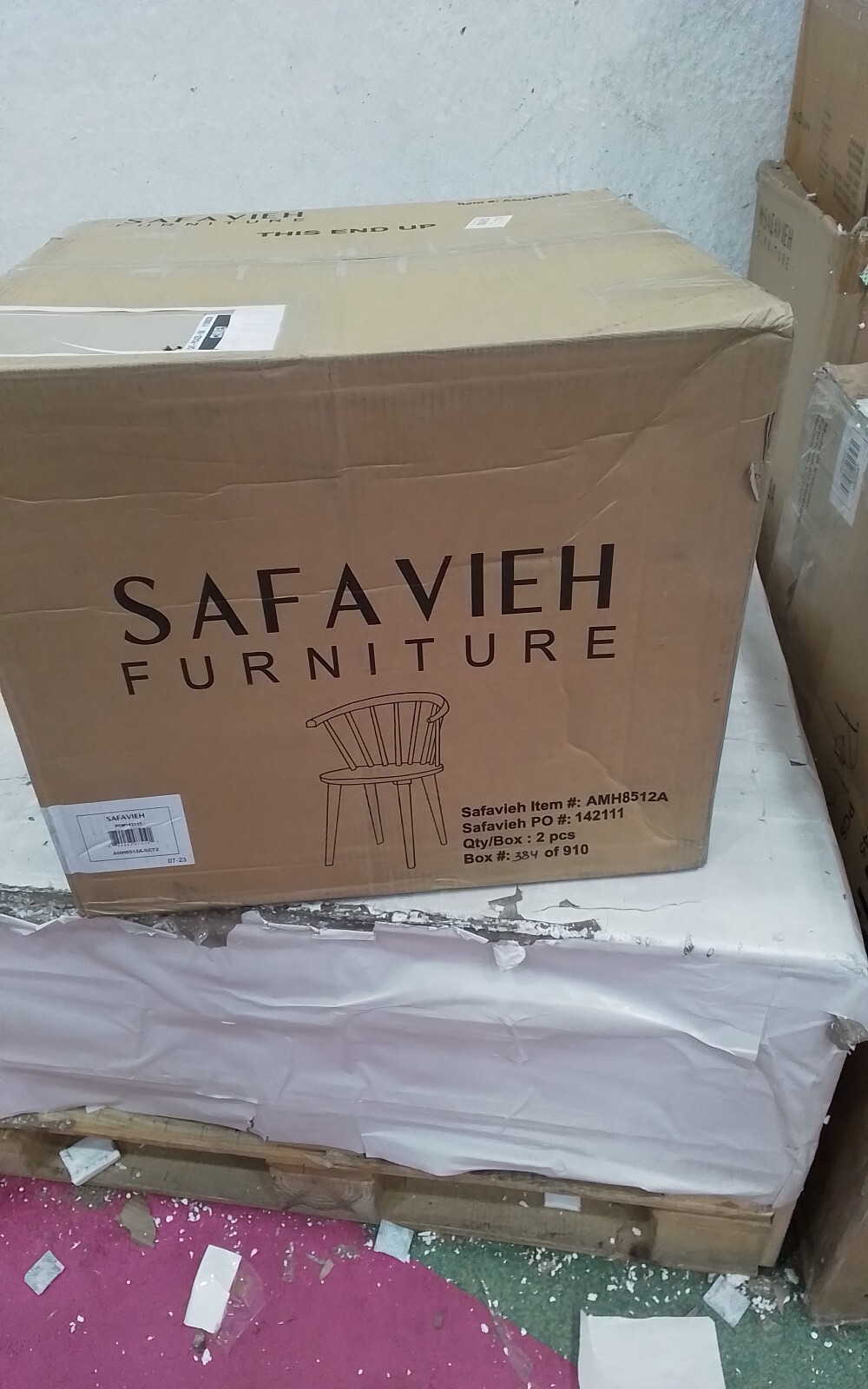 Safavieh BLANCHARD SIDE CHAIR, Reduced Price 2172741524 AMH8512A