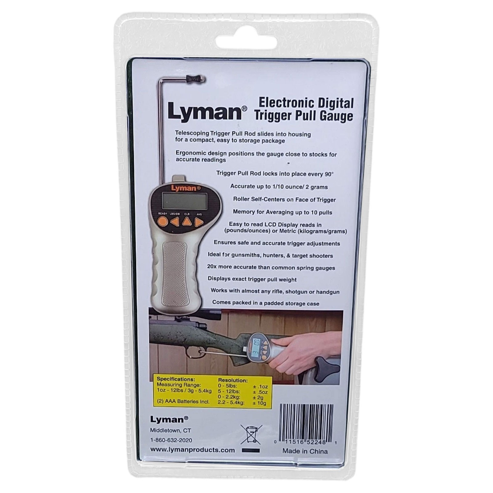 LYMAN Electronic Digital Trigger Pull Gauge (7832248)