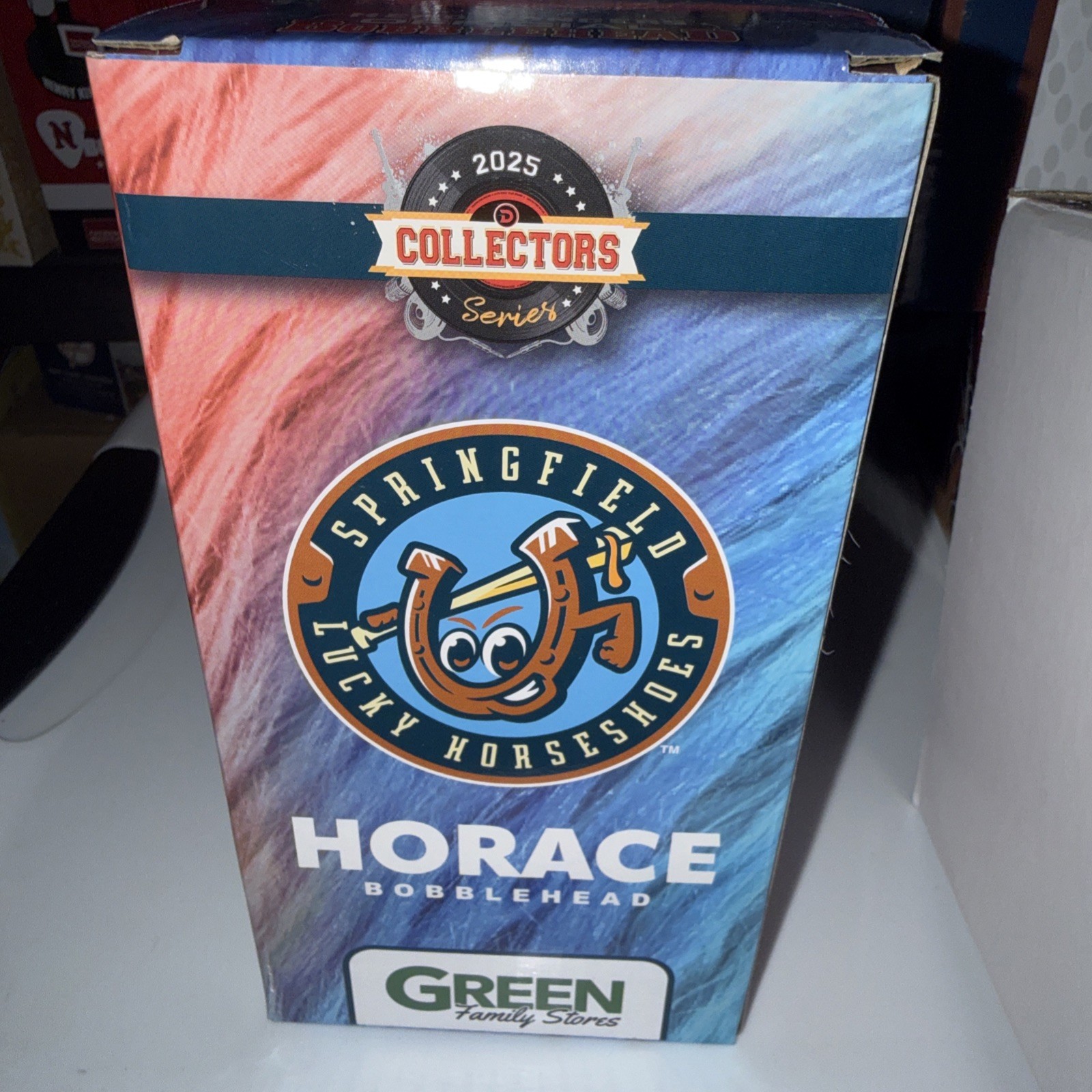 Springfield Lucky Horseshoes Mascot Horace Bobblehead with Box