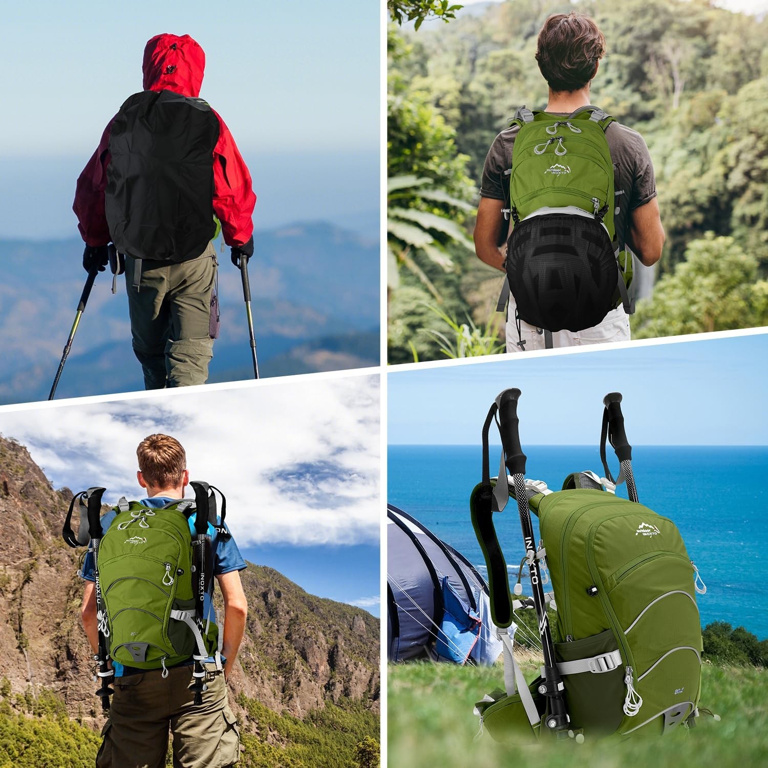 IX INOXTO 20L Hydration Backpack, Waterproof Hiking Internal Frame Backpacks ...