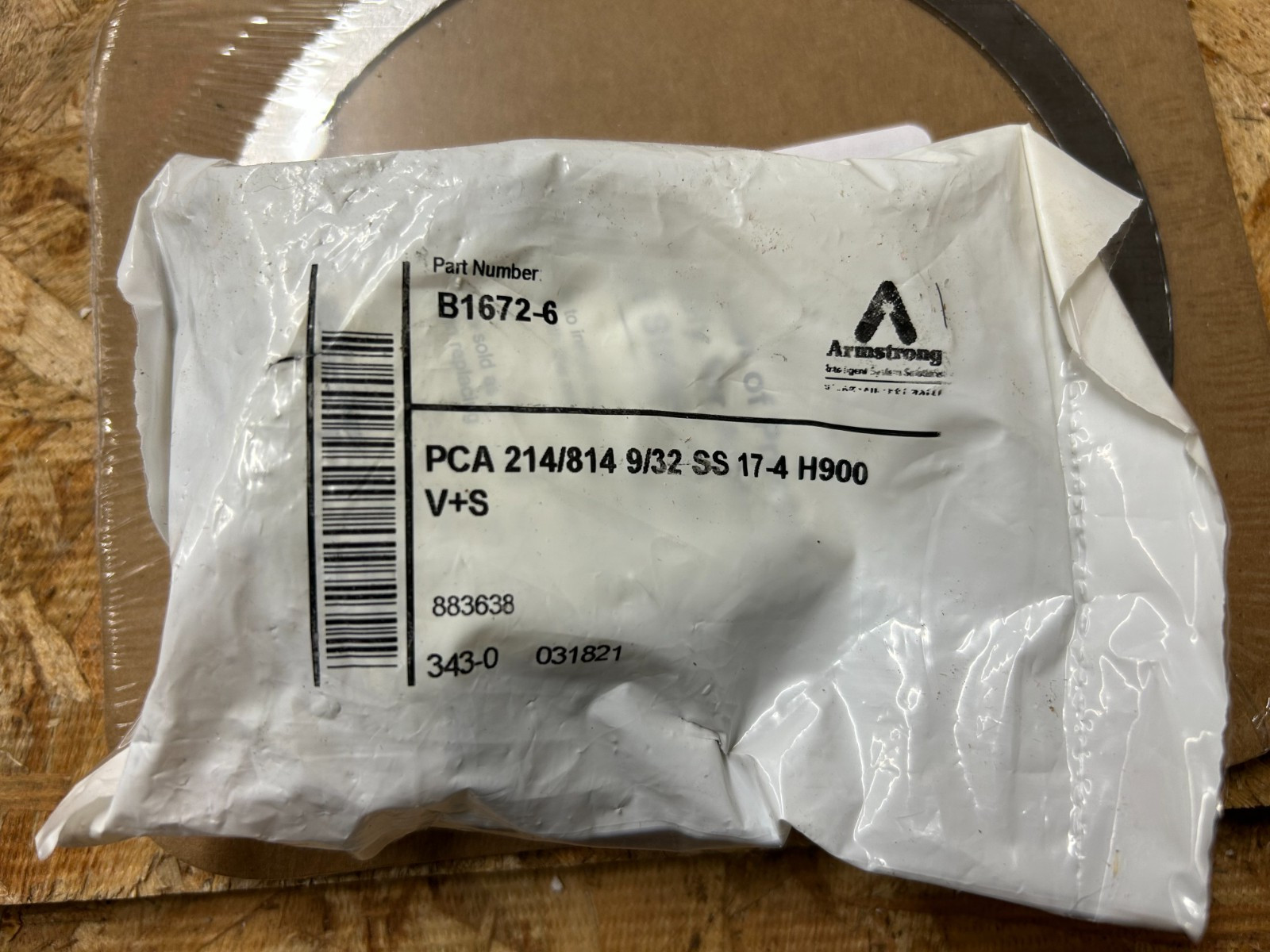 Armstrong B1672-6 - Bucket Mechanism & Seat AND gasket A22106-1 for 214 trap