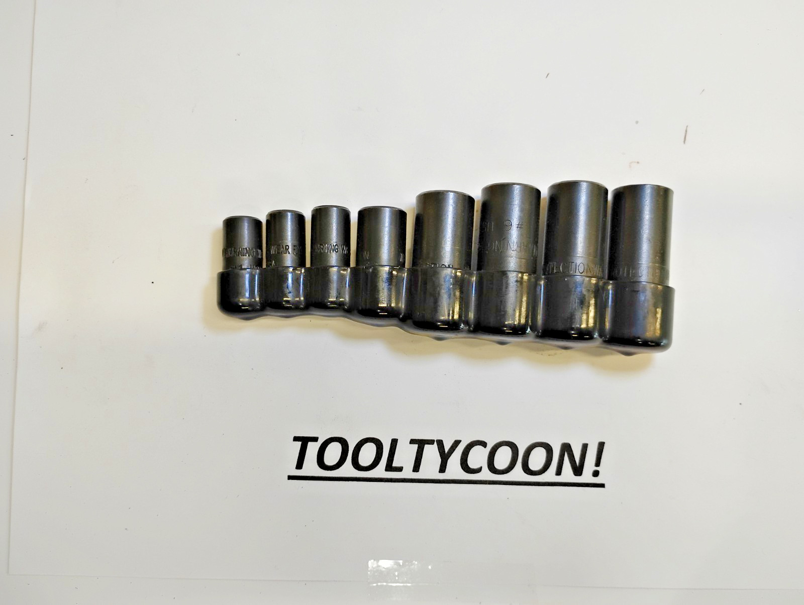 Blue Point TOOLS NEW TDL8 Tap Socket SET 8 Piece Set