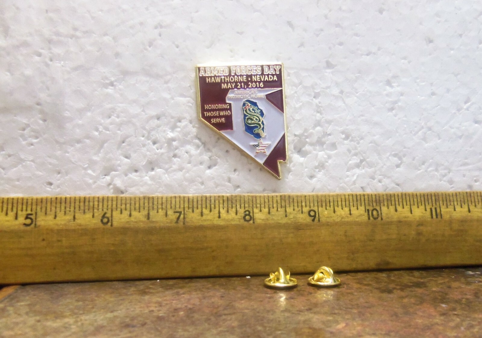 Armed Forces Day – Hawthorne - Nevada – May 21, 2016 Pin