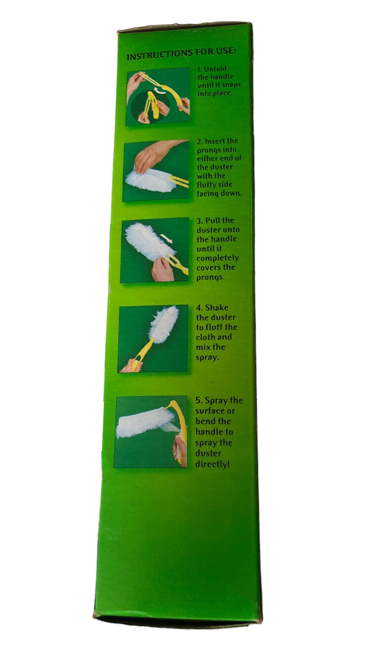 Pledge Duster Plus With Multi-Surface Spray 1 Handle 2 Disposable Dusters